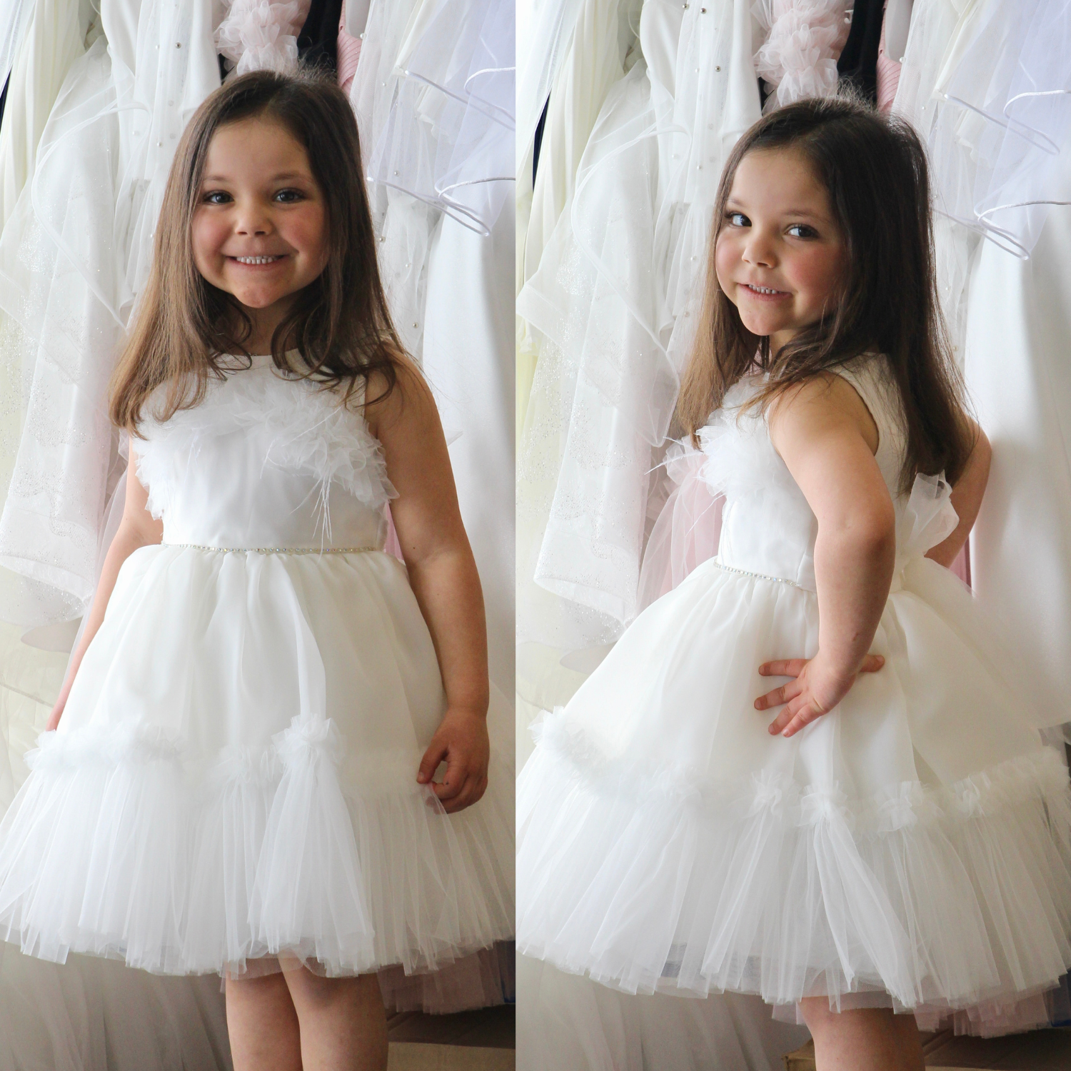 Petite Petal Girls Formal Dress
