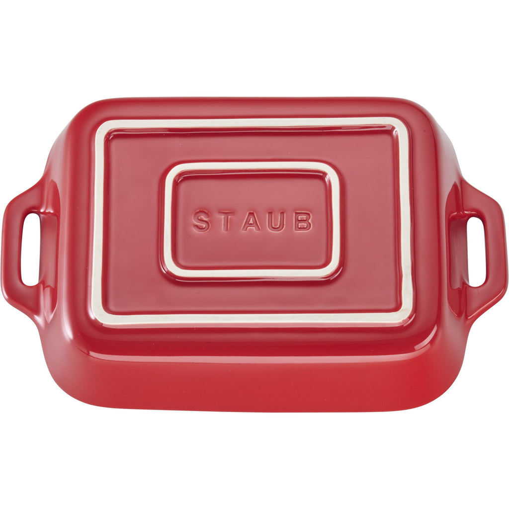 STAUB Ceramique Mixed Baking Dish Set Cherry 4 Piece-2