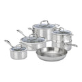 ZWILLING Vista Clad 10 Piece 18/10 Stainless Steel Cookware Set-0