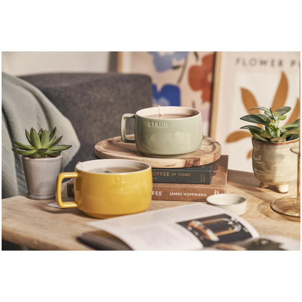 STAUB Ceramique Ceramic Mug, Eucalyptus, 500ml-3