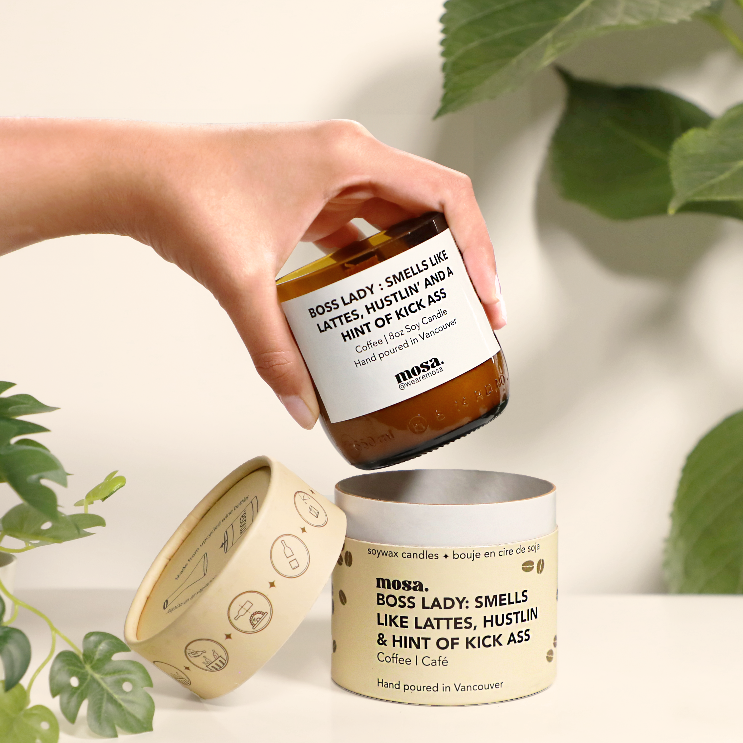 Coffee Scented Soy Candle-1