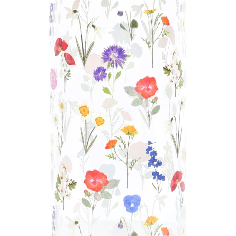 Wildflower Glass And Bamboo Water Bottle-2
