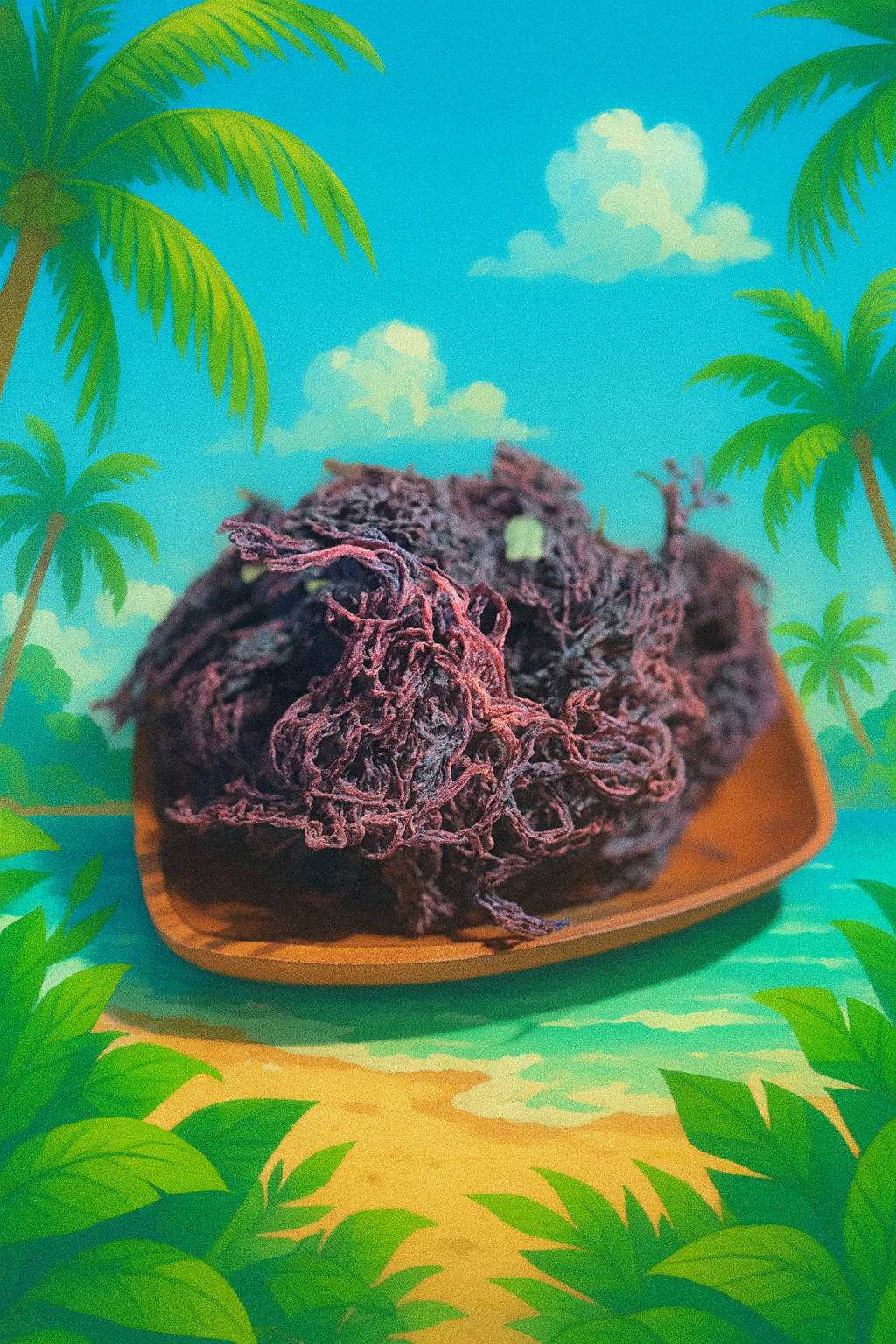 St. Lucian Purple Sea Moss Wholesale | Dried Bulk Seamoss